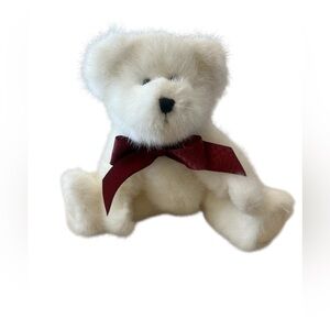 Boyds Bears White Starry Basketcase 6” Vintage 1988-2005